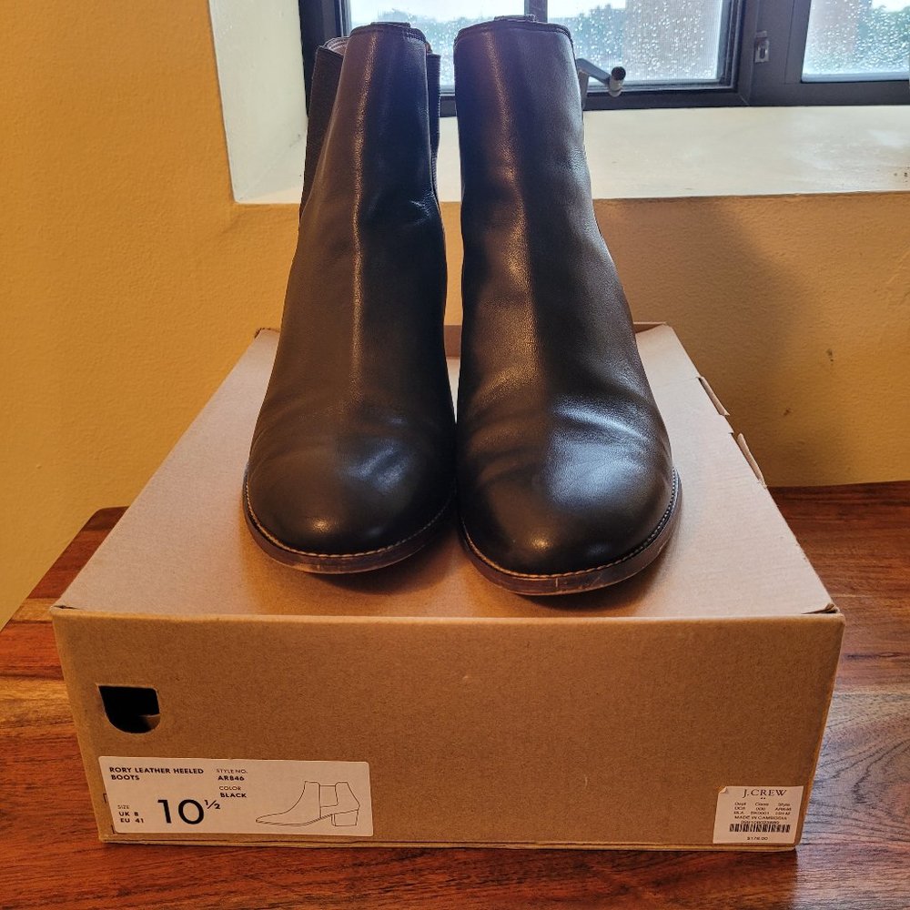 Leather JCrew Ankle Boot